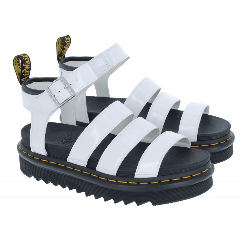 Dr martens blaire hot sale sandals in white